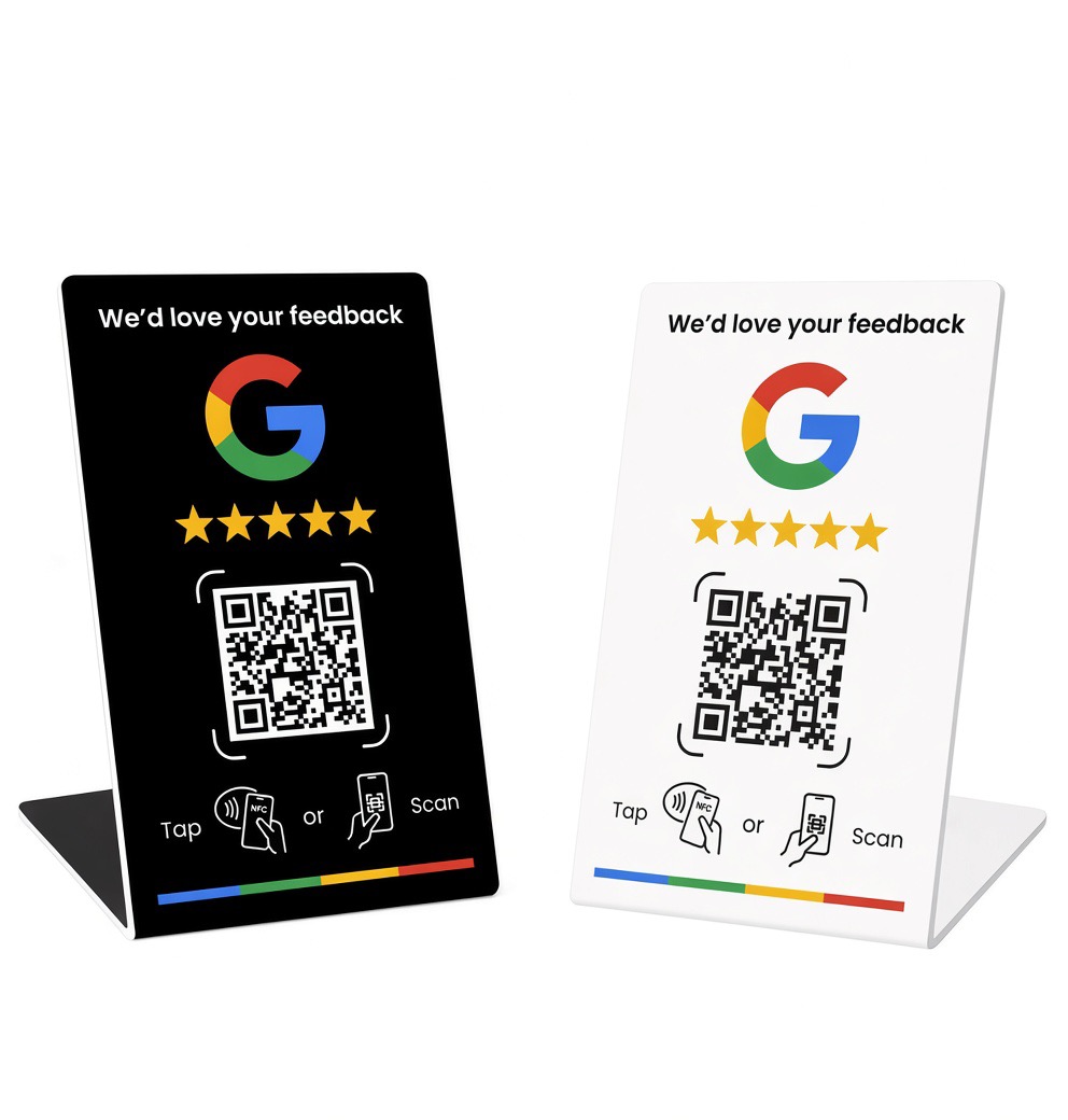TapReview Google Review NFC Display