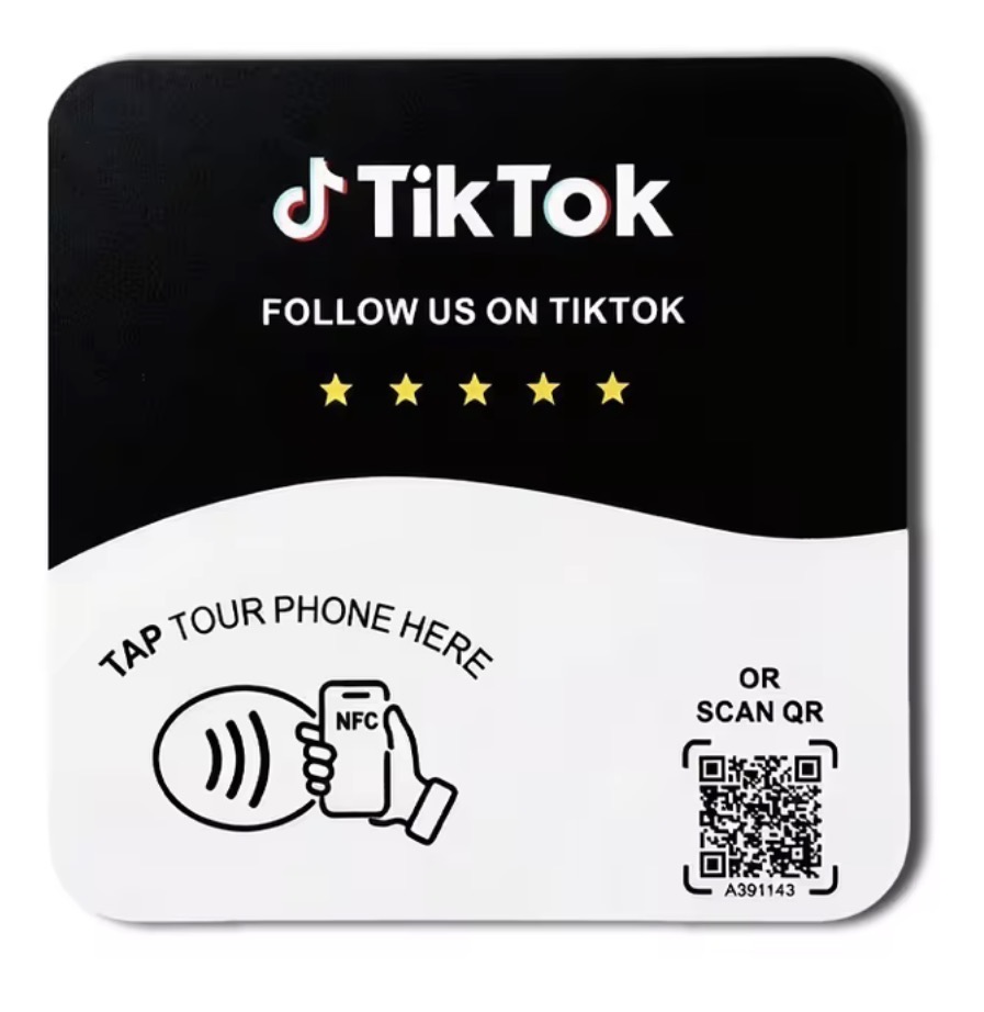 TapReview TikTok NFC
